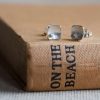 Small Silver Square Studs