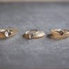 squares silver stacking rings - main