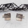 Black Lace Cufflinks