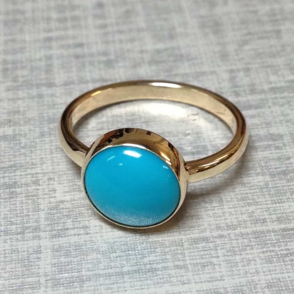 turquoise gold ring