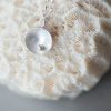 Small Pearl Inspired Silver Necklace 7