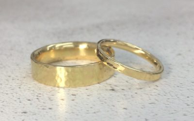 You could make wedding rings like this