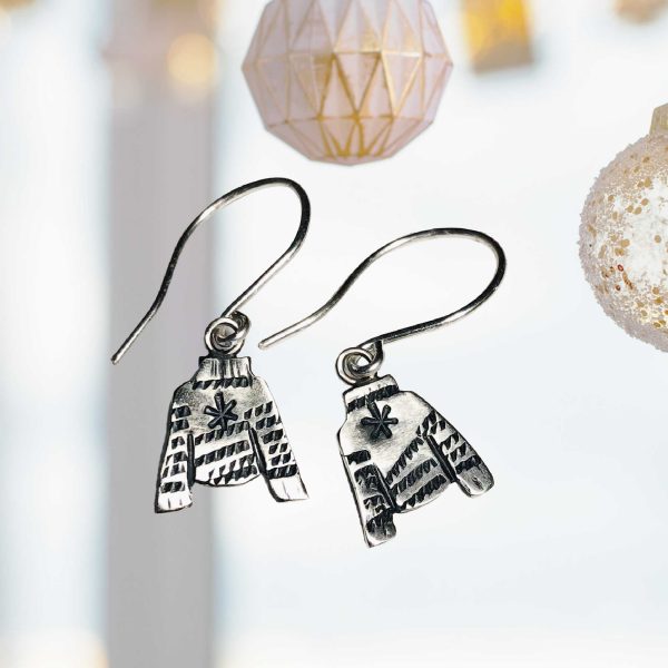 christmas jumper earrings 1