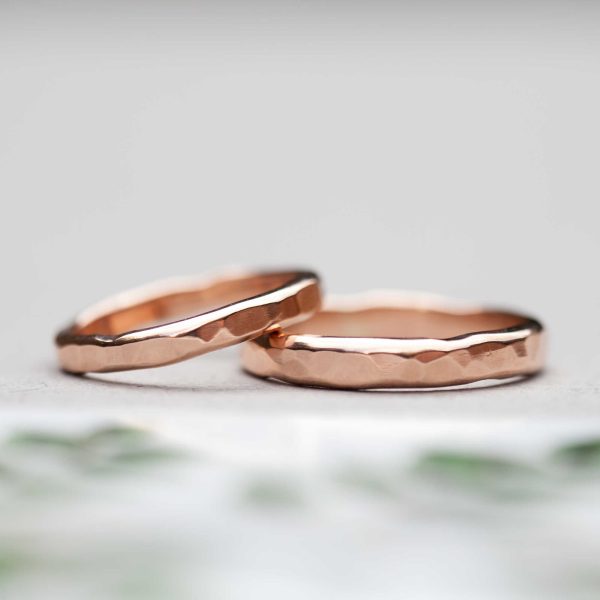 matching wedding ring set rose gold Main