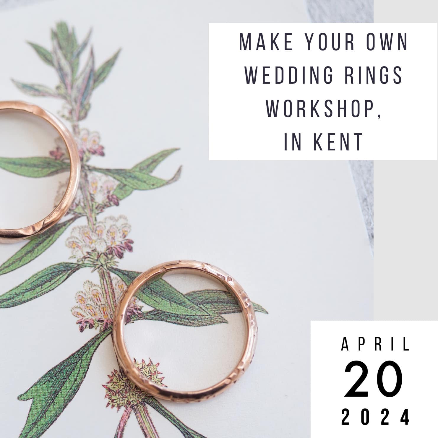 13 20 April 2024 Make Your Own Wedding Rings Workshop 